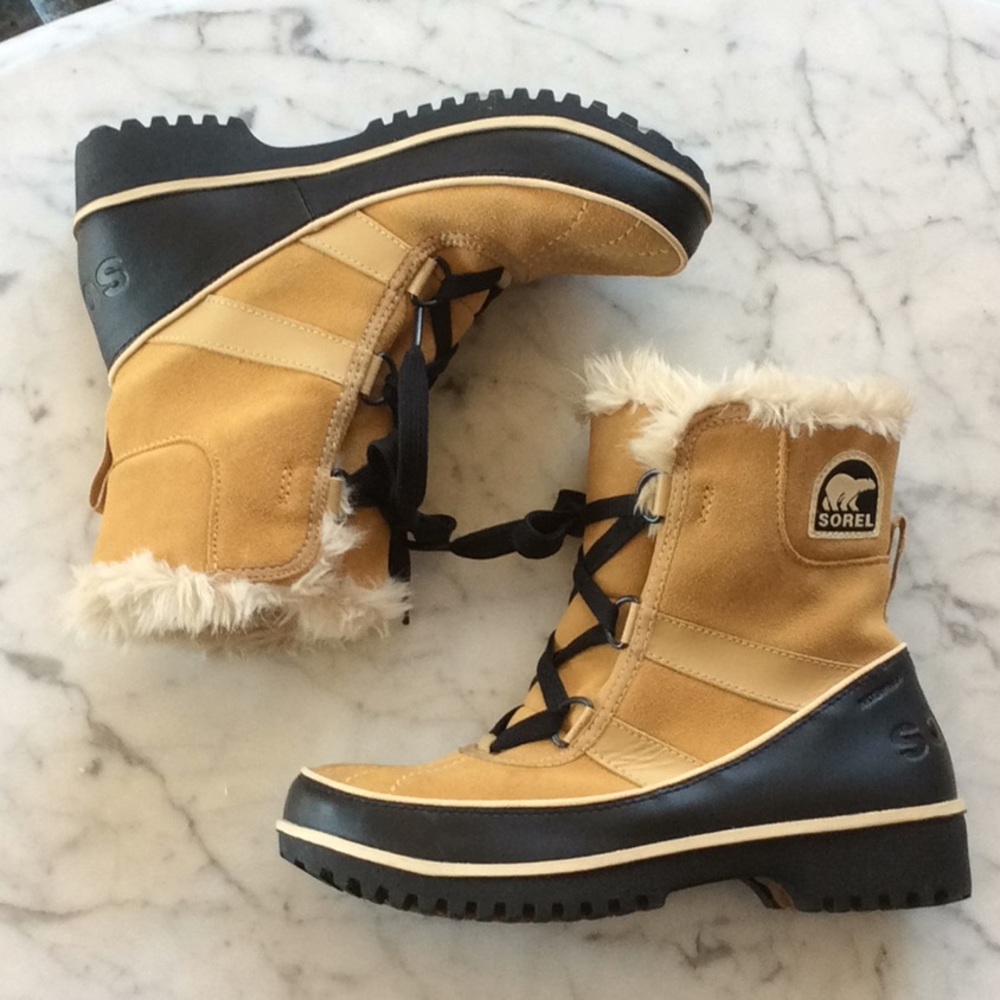 Sorel Waterproof Suede Tivoli Snow Winter Boots 7